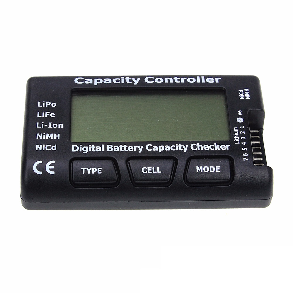 Drone Battery Voltage Checker - CellMeter-7 Digital Battery Capacity Detector LiPo