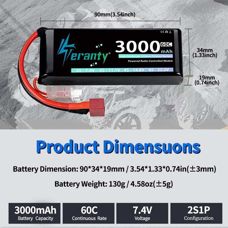 TERANTY 2S 3000mAh Lipo Batter - Drone Battery Plate 리뷰 및 가격