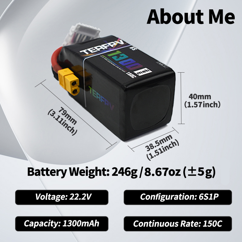 TERFPV Lipo Battery 6S 22.2V 1 - Drone Battery Plate 리뷰 및 가격