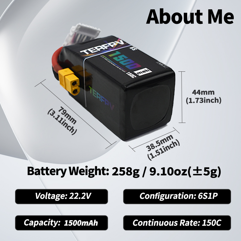 TERFPV Lipo Battery 6S 22.2V 1 - Drone Battery Plate 리뷰 및 가격