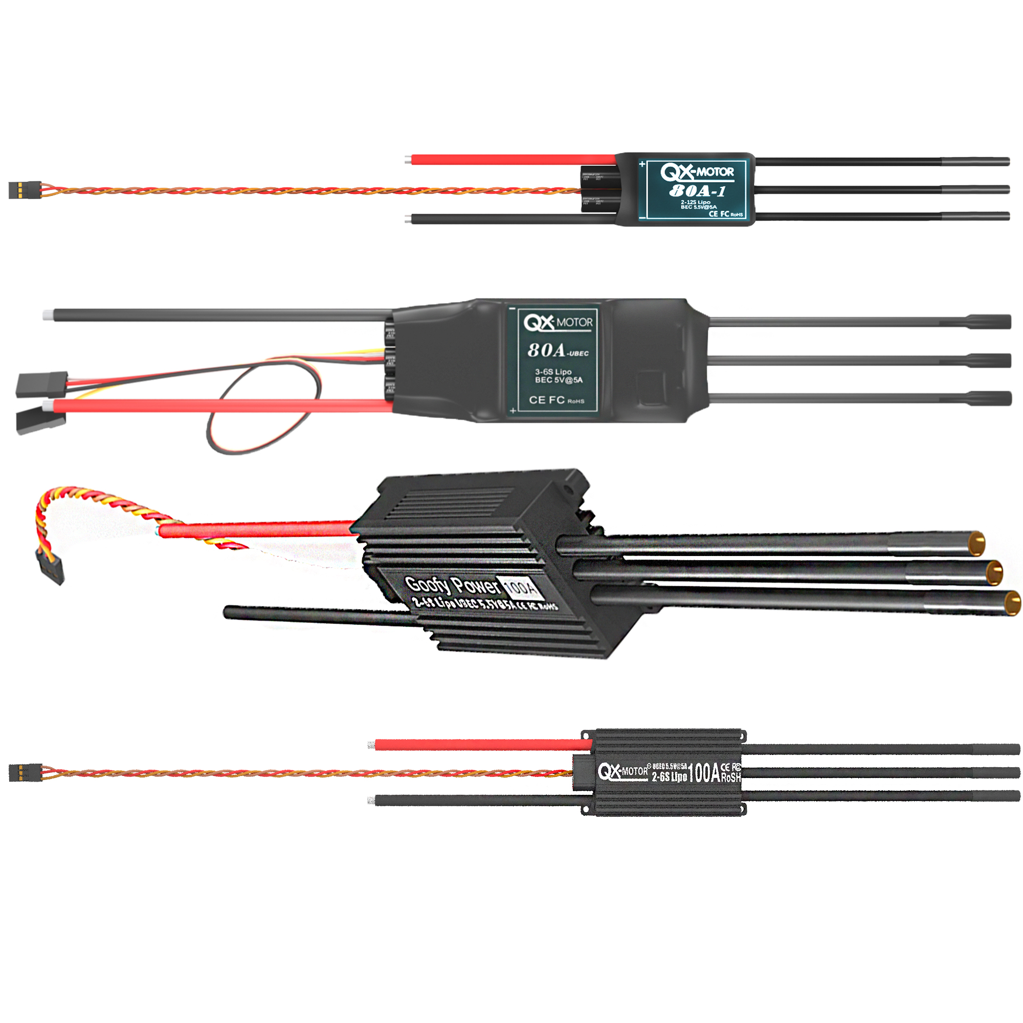 QX-MOTOR Brushless ESC series  - Drone Battery Plate 리뷰 및 가격