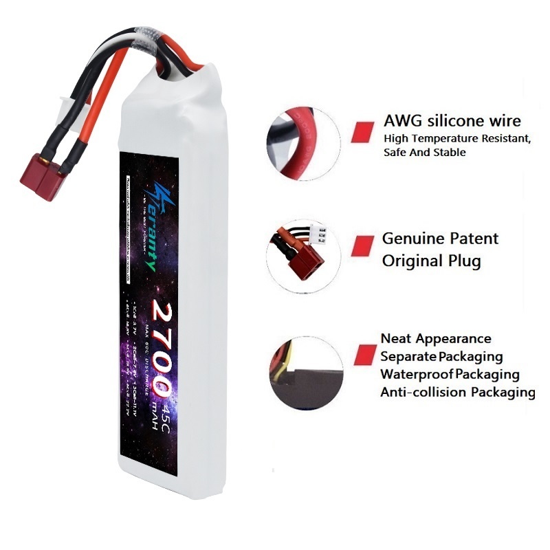 1/3PCS 2S 7.4V Lipo Battery 27 - Drone Battery Connector 리뷰 및 가격