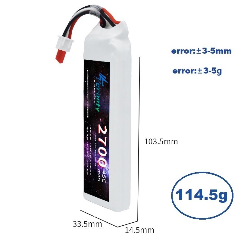 1/3PCS 2S 7.4V Lipo Battery 27 - Drone Battery Connector 리뷰 및 가격