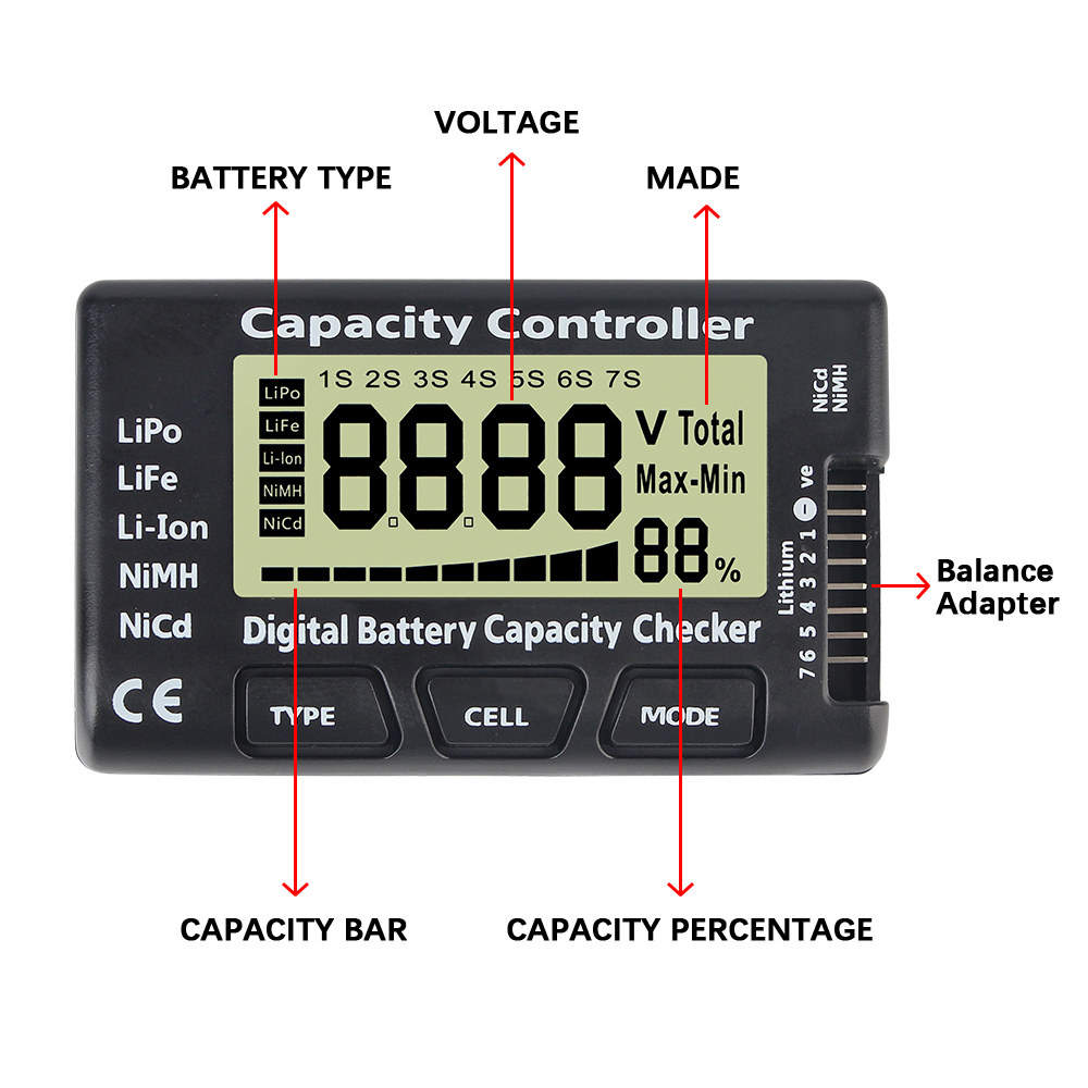CellMeter 7 Battery Voltage Ca - Drone Battery Voltage Checker 리뷰 및 가격