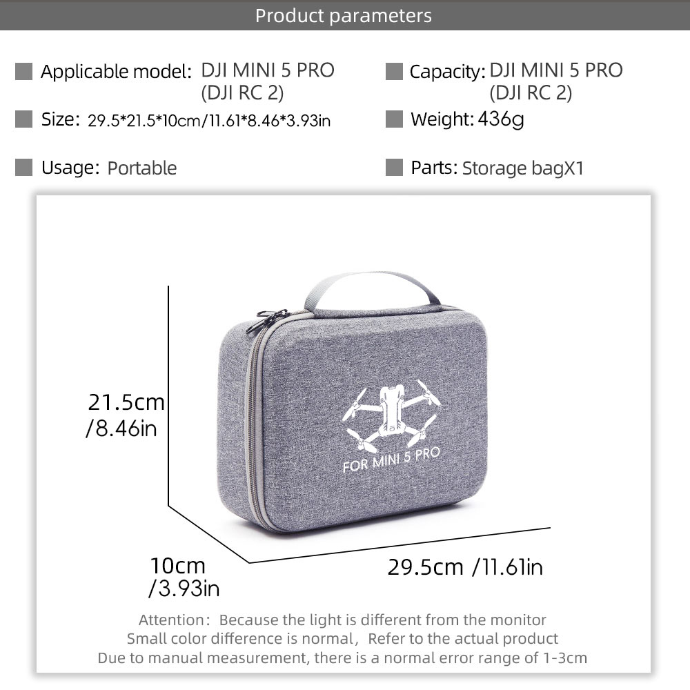 Storage Carry Case for DJI Min - Drone Battery Bag 리뷰 및 가격
