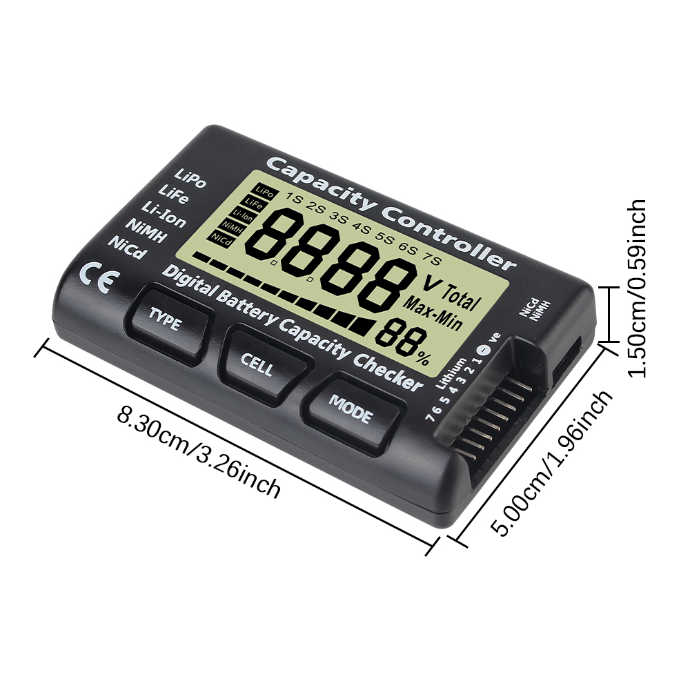 For Li-ion LiFe Nimh Nicd Lipo - Drone Battery Voltage Checker 리뷰 및 가격