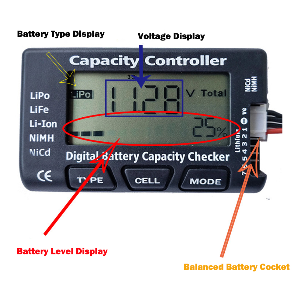 RC Cellmeter 7 Digital Battery - Drone Battery Voltage Checker 리뷰 및 가격