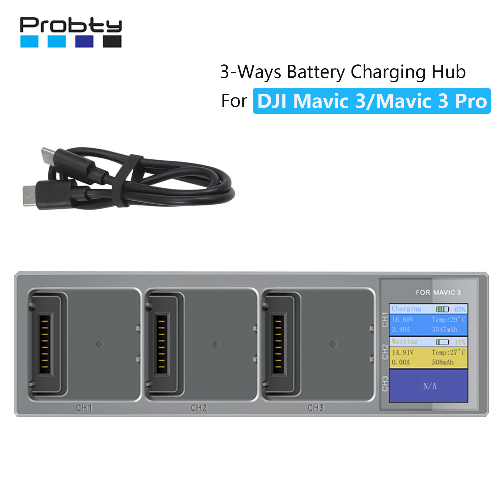 New 3 In 1 Charging Hub for DJ - Drone Battery Balance Charger 리뷰 및 가격