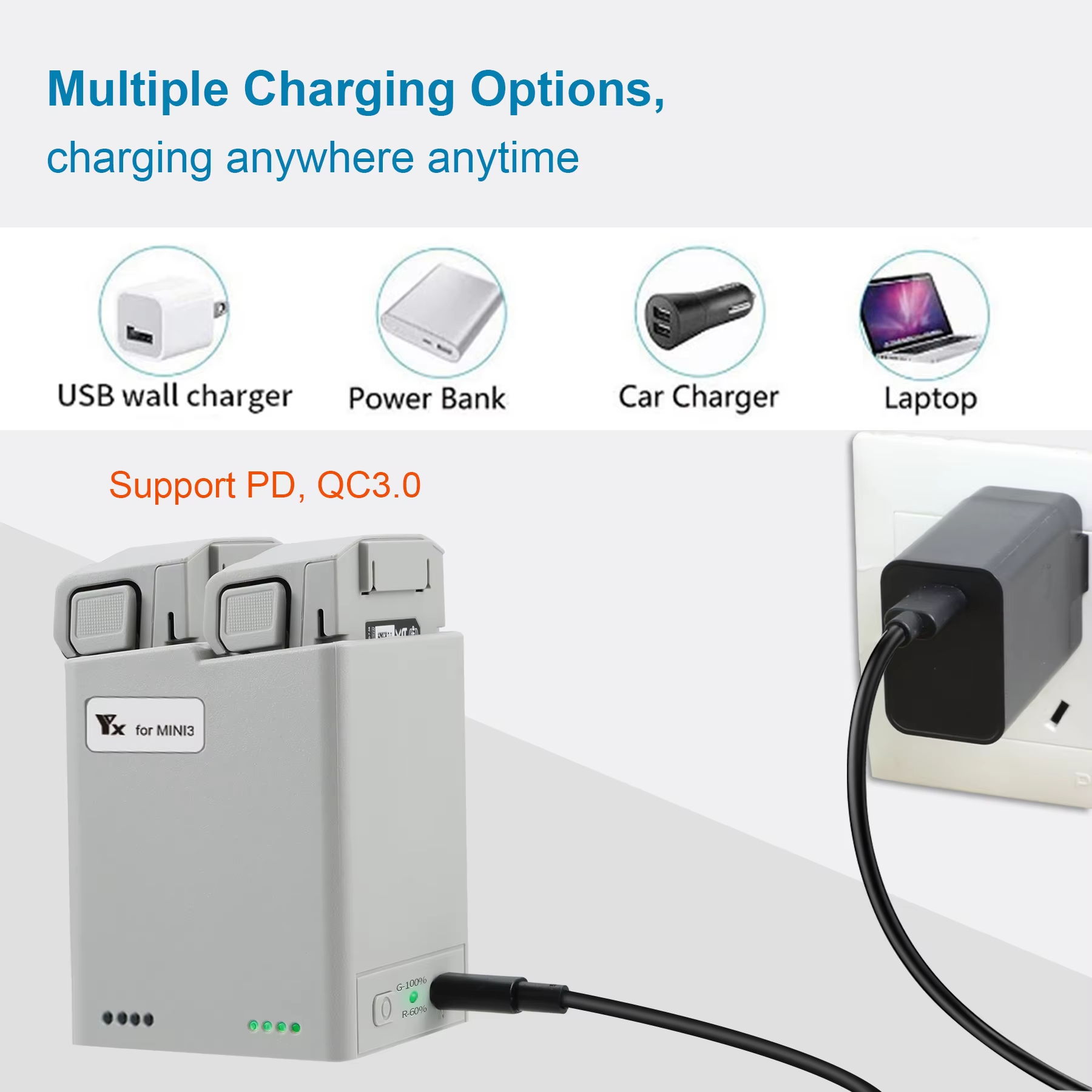 For DJI Mini 3Pro/4Pro Battery - Drone Battery Balance Charger 리뷰 및 가격
