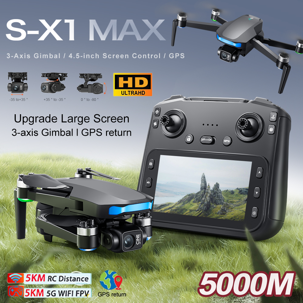 New S-X1 MAX Drone GPS 8K Prof - Drone Battery Case 리뷰 및 가격
