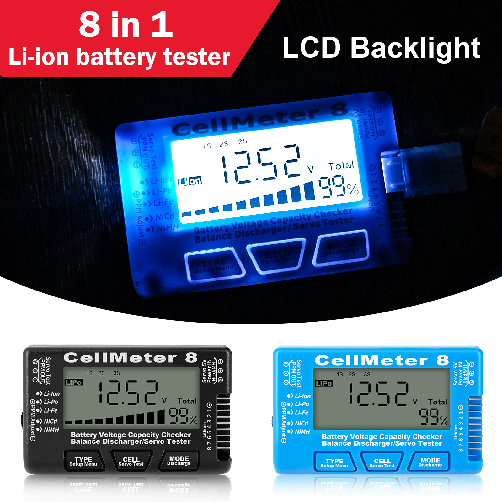 Rc Cellmeter-8 Digital Battery - Drone Battery Voltage Checker 리뷰 및 가격